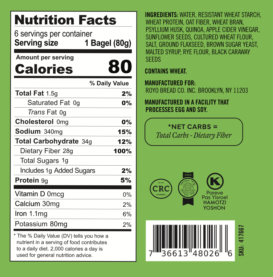 Super Seed Keto-Friendly Bagel - Inviting Choice for Everyday Serving